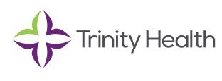 a picture of the logo and the title of Trinity Health